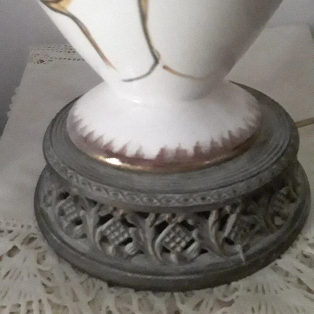 Vintage Chinese Porcelain Vase Lamp